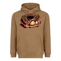 Toasted Coconut chocolate donut with candies Heavyweight Hoodie - AdoDesignShop