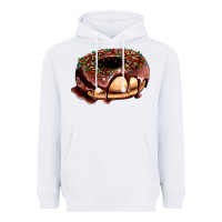White chocolate donut with candies Heavyweight Hoodie - AdoDesignShop