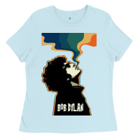 Baby Blue DYLAN BOB Ladies Tee - baoMotion