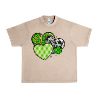 French Oak St. Patrick's Day cowhide hearts Urban Heavy Tee - OliviaCreatesArt