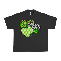 Pigment Black St. Patrick's Day cowhide hearts Urban Heavy Tee - OliviaCreatesArt
