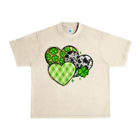 Sandshell St. Patrick's Day cowhide hearts Urban Heavy Tee - OliviaCreatesArt