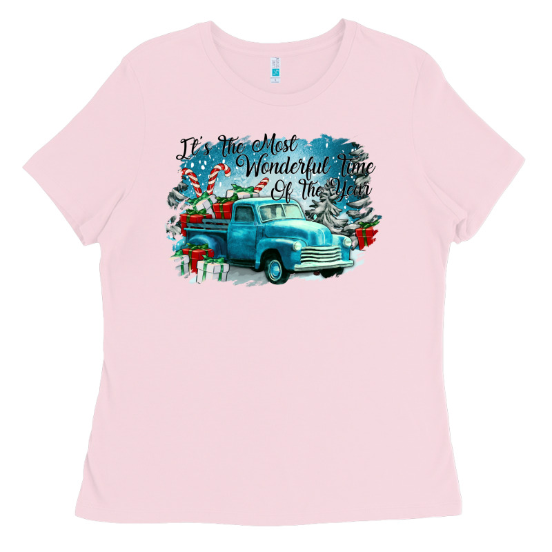 Its The Wonderful Time Of The Year Truck Ladies Tee by CowGirlArtShop | Teevron