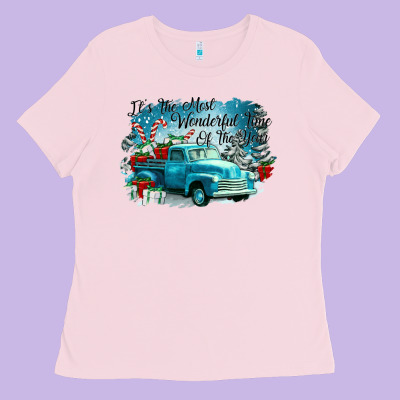 Its The Wonderful Time Of The Year Truck Ladies Tee Designed By Cowgirlartshop