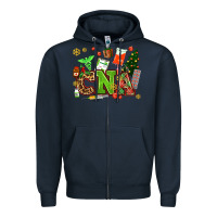 Navy cna christmas Zipper Hoodie - AdoDesignShop