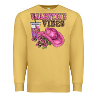 Antique Gold valentines day valentine vıbes Premium Sweatshirt - AdoDesignShop