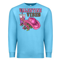 Ocean Blue valentines day valentine vıbes Premium Sweatshirt - AdoDesignShop
