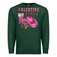 Sports Green valentines day valentine vıbes Premium Sweatshirt - AdoDesignShop