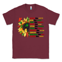 Burgundy dream like martin juneteenth Classic Tee - CowGirlArtShop