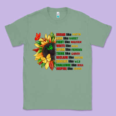 Dream Like Martin Juneteenth Classic Tee Designed By Cowgirlartshop