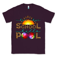 Plum bye bye school hello pool Classic Tee - Artiststas