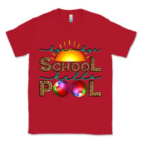 Red bye bye school hello pool Classic Tee - Artiststas