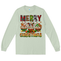 Matcha merry christmas with cupcake bbs Long Sleeve Tee - BundleAndBundleShop