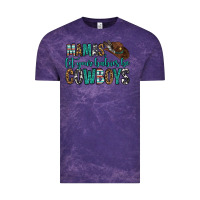 Cloud Purple mama's let your babies be cowboys Vintage Tee - OliviaCreatesArt
