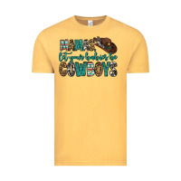 Vintage Mustard mama's let your babies be cowboys Vintage Tee - OliviaCreatesArt