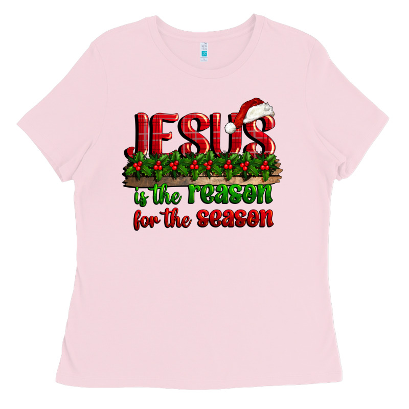 Jesus Is The Reason For The Season Ladies Tee by CowGirlArtShop | Teevron