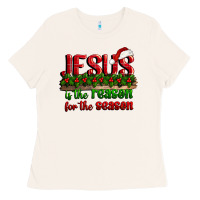 Bone jesus is the reason for the season Ladies Tee - CowGirlArtShop