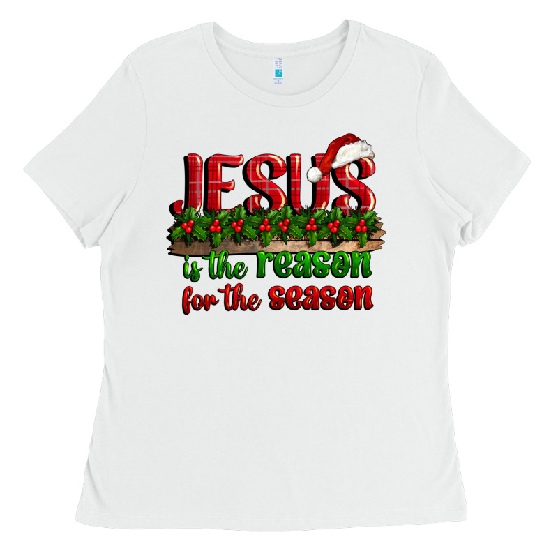 Jesus Is The Reason For The Season Ladies Tee by CowGirlArtShop | Teevron