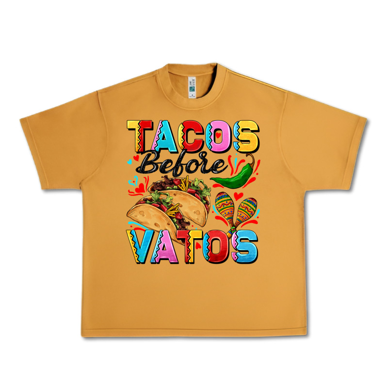 Tacos Before Vatos Valentine's Day Urban Heavy Tee by FaDigitalArtStudio | Teevron