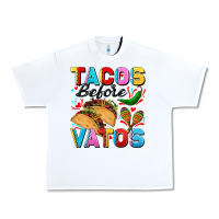 White Tacos before Vatos Valentine's Day Urban Heavy Tee - FaDigitalArtStudio
