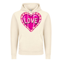 Vintage Artic valentine's day hearts Vintage Hoodie - FaDigitalArtStudio