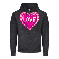Vintage Black valentine's day hearts Vintage Hoodie - FaDigitalArtStudio