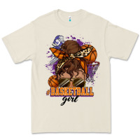 Bone Messy bun Basketball girl Premium Tee - HowdyJamesFarm