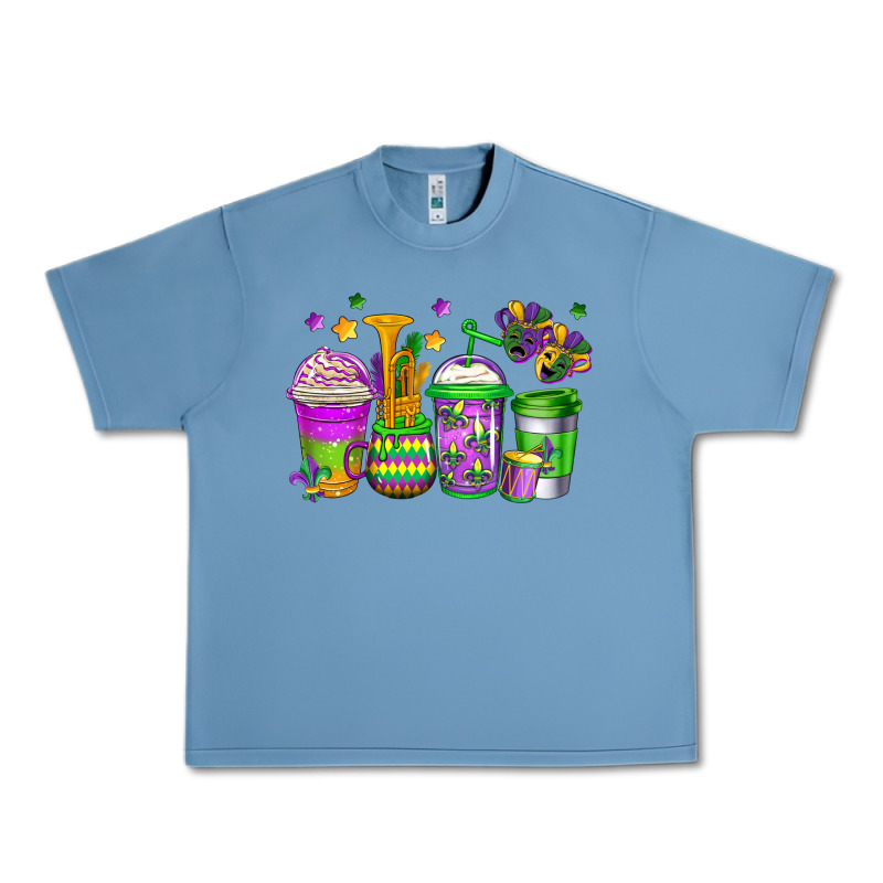 Mardi Gras Coffee Cups Urban Heavy Tee by Jasminsmagicworld | Teevron