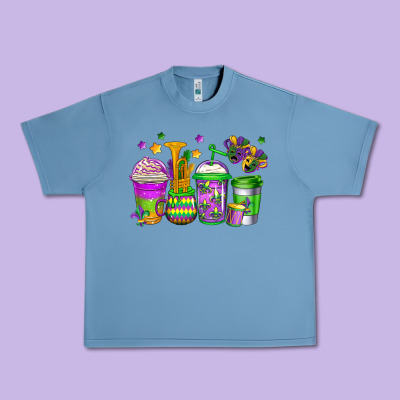 Mardi Gras Coffee Cups Urban Heavy Tee Designed By Jasminsmagicworld