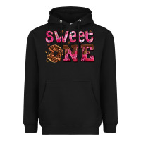 Black sweet one donut Heavyweight Hoodie - AdoDesignShop