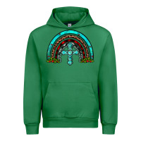 Emerald cross christmas rainbow Urban Hoodie - JahusDesignShop