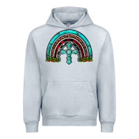 Heather Grey cross christmas rainbow Urban Hoodie - JahusDesignShop
