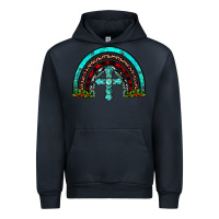 Navy cross christmas rainbow Urban Hoodie - JahusDesignShop