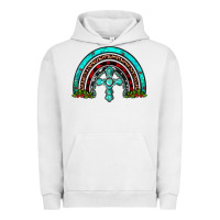 Pigment Lunar Rock cross christmas rainbow Urban Hoodie - JahusDesignShop