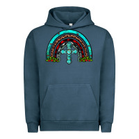 Pigment Midnight Navy cross christmas rainbow Urban Hoodie - JahusDesignShop