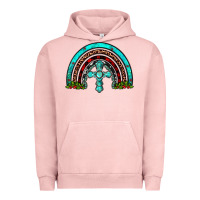 Pigment Salmon cross christmas rainbow Urban Hoodie - JahusDesignShop