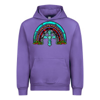 Tulip cross christmas rainbow Urban Hoodie - JahusDesignShop