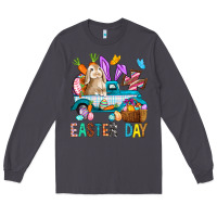 Smoke Easter Day With Truck Long Sleeve Tee - BundleAndBundleShop