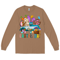 Toasted Coconut Easter Day With Truck Long Sleeve Tee - BundleAndBundleShop