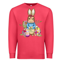 Cardinal easter bunny and eggs Premium Sweatshirt - AdoDesignShop