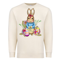 Sandshell easter bunny and eggs Premium Sweatshirt - AdoDesignShop