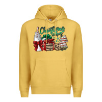 Antique Gold christmas vibes Premium Hoodie - SublimationCraftShop