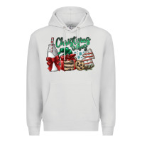 Dove Grey christmas vibes Premium Hoodie - SublimationCraftShop