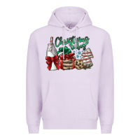 Lilac christmas vibes Premium Hoodie - SublimationCraftShop