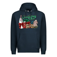 Navy christmas vibes Premium Hoodie - SublimationCraftShop