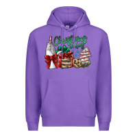 Purple christmas vibes Premium Hoodie - SublimationCraftShop