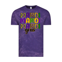 Cloud Purple mardi mardi mardi gras Vintage Tee - OliviaCreatesArt