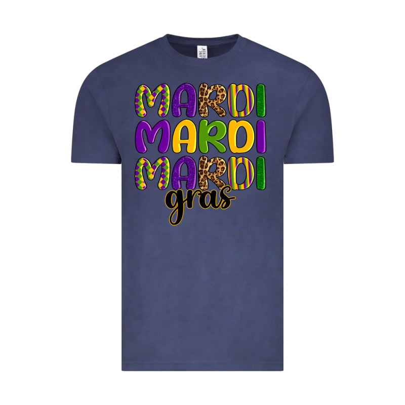 Mardi Mardi Mardi Gras Vintage Tee by OliviaCreatesArt | Teevron