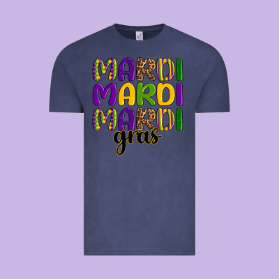 Mardi Mardi Mardi Gras Vintage Tee Designed By Oliviacreatesart