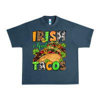 Midnight Navy St. Patrick's Irish i had tacos Urban Heavy Tee - OliviaCreatesArt